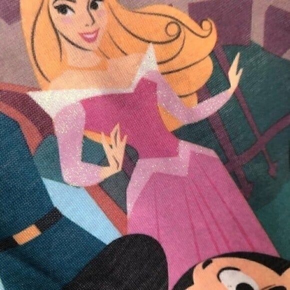 Disney 60th Diamond Anniversary Mickey & Friends Short Sleeve Knit T Shirt sz M - Picture 7 of 8